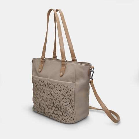 Mochila Con Tachuelas, Beige Mochila Con Tachuelas, Beige